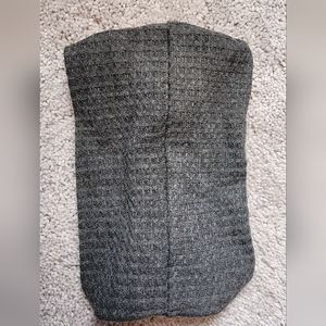 Grey Waffle Knit Wrap Headband
